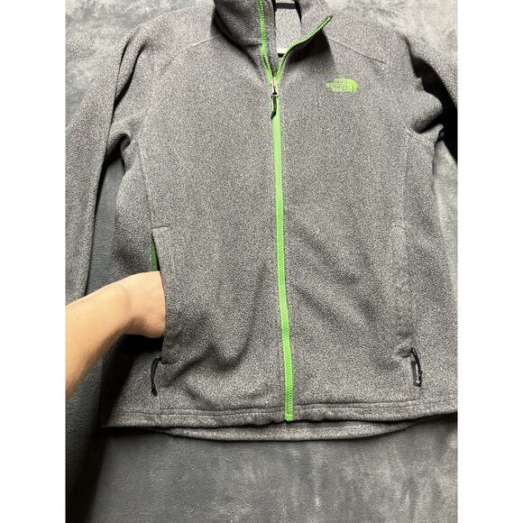 The North Face Jacket Men’s S Grey Green Flashdry Full Zip Fleece Outdoor - Picture 10 of 16